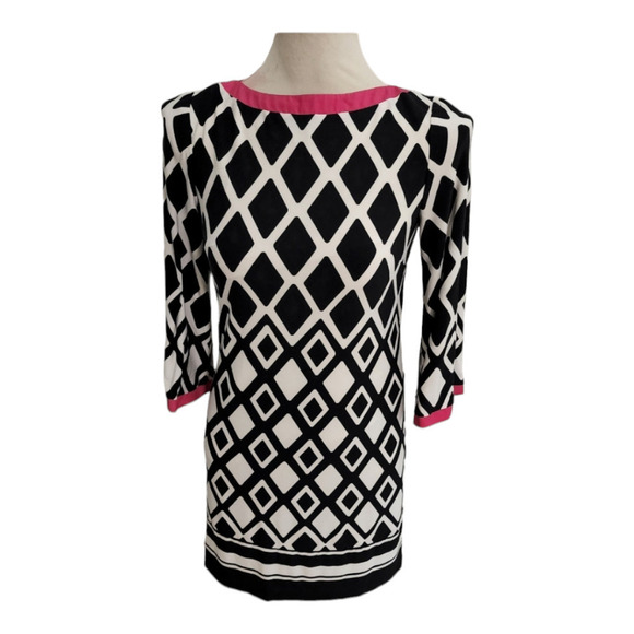 Eliza J Graphic Printed Jersey Dress size 2 - Picture 1 of 8